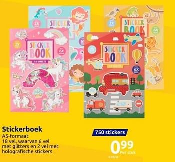 Promoties Stickerboek - Huismerk - Action - Geldig van 15/11/2023 tot 21/11/2023 bij Action