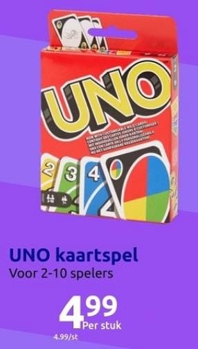 Promoties Uno kaartspel - Huismerk - Action - Geldig van 15/11/2023 tot 21/11/2023 bij Action