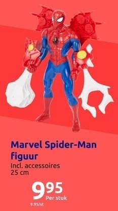 Promoties Marvel spider-man figuur - Marvel - Geldig van 15/11/2023 tot 21/11/2023 bij Action