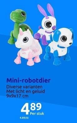 Promoties Mini-robotdier - Gear2Play - Geldig van 15/11/2023 tot 21/11/2023 bij Action