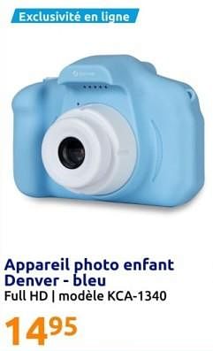 Promotions Appareil phase enfant denver bleu - Denver Electronics - Valide de 15/11/2023 à 21/11/2023 chez Action