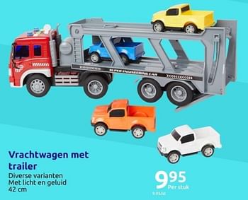 Promoties Vrachtwagen met trailer - Huismerk - Action - Geldig van 15/11/2023 tot 21/11/2023 bij Action