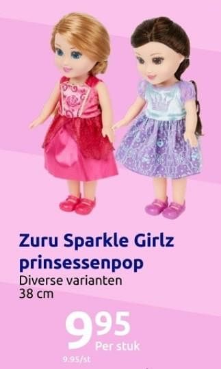 Promoties Zuru sparkle girlz prinsessenpop - Zuru - Geldig van 15/11/2023 tot 21/11/2023 bij Action