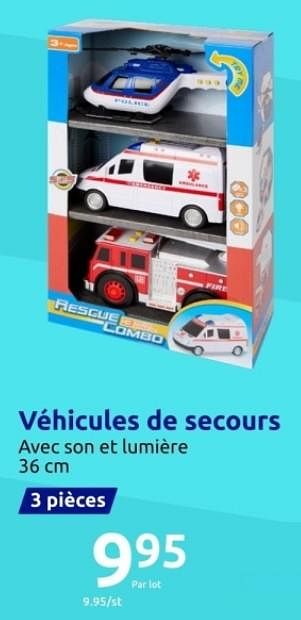 Promotions Véhicules de secours - Produit Maison - Action - Valide de 15/11/2023 à 21/11/2023 chez Action