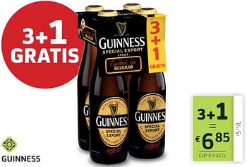 Promotions Guinness - Guinness - Valide de 17/11/2023 à 30/11/2023 chez BelBev