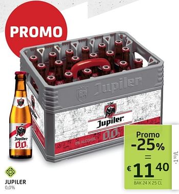 Promoties Jupiler 0,0% - Jupiler - Geldig van 17/11/2023 tot 30/11/2023 bij BelBev