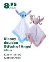 Promoties Disney dou dou stitch of angel - Disney - Geldig van 07/11/2023 tot 06/01/2024 bij Happyland