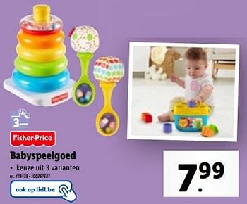 Promotions Babyspeelgoed - Fisher-Price - Valide de 29/11/2023 à 05/12/2023 chez Lidl