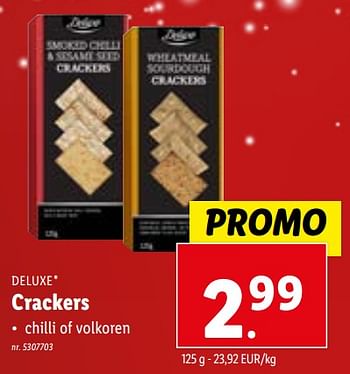 Promoties Crackers - Deluxe - Geldig van 29/11/2023 tot 05/12/2023 bij Lidl