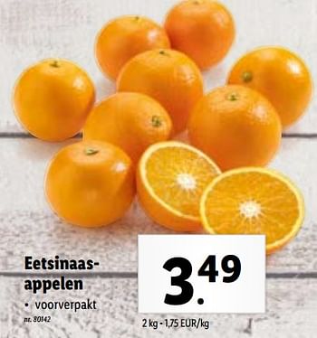 Promoties Eetsinaasappelen - Huismerk - Lidl - Geldig van 29/11/2023 tot 05/12/2023 bij Lidl