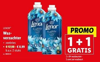 Promoties Wasverzachter - Lenor - Geldig van 29/11/2023 tot 05/12/2023 bij Lidl