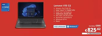 Promoties Lenovo v15 g2 - Lenovo - Geldig van 01/11/2023 tot 30/11/2023 bij Compudeals