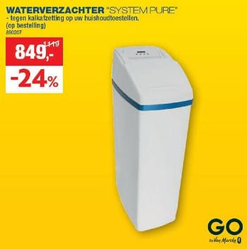 Promoties Waterverzachter system pure - Van Marcke - Geldig van 15/11/2023 tot 03/12/2023 bij Hubo