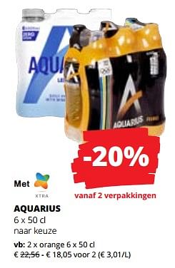 Promoties Aquarius orange - Aquarius - Geldig van 16/11/2023 tot 29/11/2023 bij Spar (Colruytgroup)