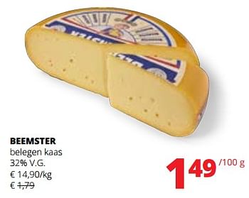 Promoties Beemster belegen kaas - Beemster - Geldig van 16/11/2023 tot 29/11/2023 bij Spar (Colruytgroup)