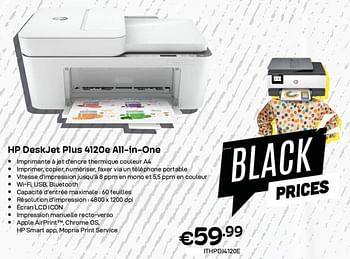 HP Imprimante multifonction DeskJet Plus 4120e A…