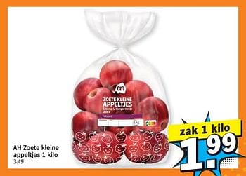 Promoties Ah zoete kleine appeltjes - Huismerk - Albert Heijn - Geldig van 27/11/2023 tot 03/12/2023 bij Albert Heijn