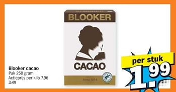 Promoties Blooker cacao - Blooker - Geldig van 27/11/2023 tot 03/12/2023 bij Albert Heijn
