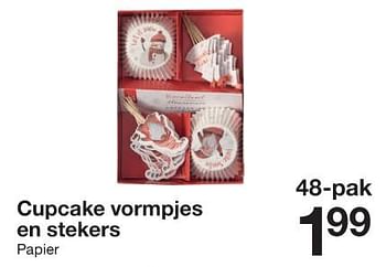 Promoties Cupcake vormpjes en stekers - Huismerk - Zeeman  - Geldig van 25/11/2023 tot 01/12/2023 bij Zeeman