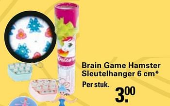 Promoties Brain game hamster sleutelhanger - Brain Games - Geldig van 08/11/2023 tot 05/12/2023 bij De Online Drogist