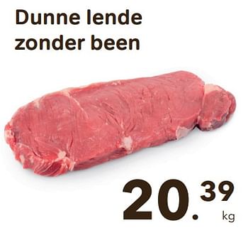 Promoties Dunne lende zonder been - Huismerk - Bon'Ap - Geldig van 08/11/2023 tot 05/12/2023 bij Bon'Ap