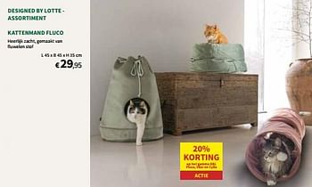 Promoties Designed by lotte - kattenmand fluco - Designed by Lotte - Geldig van 22/11/2023 tot 03/12/2023 bij Horta