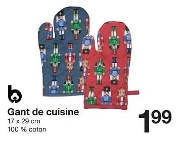 Promotions Gant de cuisine - Produit maison - Zeeman  - Valide de 25/11/2023 à 01/12/2023 chez Zeeman