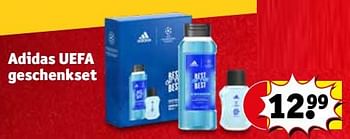 Promoties Adidas uefa geschenkset - Adidas - Geldig van 28/11/2023 tot 10/12/2023 bij Kruidvat