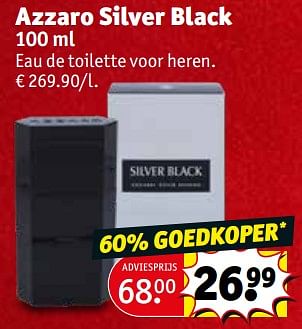Promoties Azzaro silver black edt - Azzaro - Geldig van 28/11/2023 tot 10/12/2023 bij Kruidvat