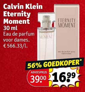Promoties Calvin klein eternity moment edp - Calvin Klein - Geldig van 28/11/2023 tot 10/12/2023 bij Kruidvat