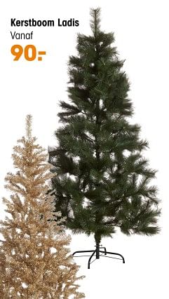 Promoties Kerstboom ladis - Huismerk - Kwantum - Geldig van 28/11/2023 tot 17/12/2023 bij Kwantum