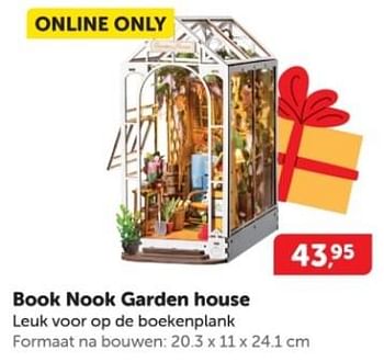 Promoties Book nook garden house - Huismerk - Boekenvoordeel - Geldig van 21/11/2023 tot 05/12/2023 bij BoekenVoordeel