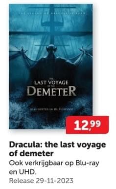 Promoties Dracula the last voyage of demeter - Huismerk - Boekenvoordeel - Geldig van 21/11/2023 tot 05/12/2023 bij BoekenVoordeel