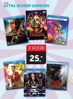 Promoties Films - Huismerk - Boekenvoordeel - Geldig van 21/11/2023 tot 05/12/2023 bij BoekenVoordeel