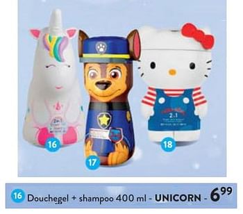 Promoties Douchegel + shampoo - unicorn - Huismerk - DI - Geldig van 22/11/2023 tot 05/12/2023 bij DI