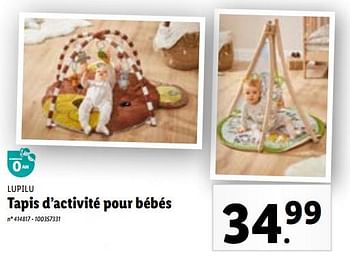 Promotions Tapis d’activité pour bébés - Lupilu - Valide de 29/11/2023 à 05/12/2023 chez Lidl