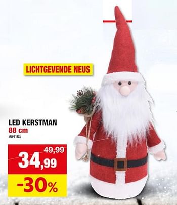 Promoties Led kerstman - Huismerk - Hubo  - Geldig van 22/11/2023 tot 03/12/2023 bij Hubo