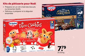 Promotions Kits de pâtisserie pour noël - Dr. Oetker - Valide de 29/11/2023 à 10/12/2023 chez Aveve