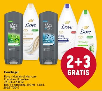 Promoties Douchegel dove refreshing - Dove - Geldig van 30/11/2023 tot 06/12/2023 bij Delhaize