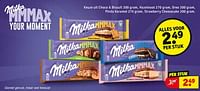 Promoties Choco + biscuit, hazelnoot, oreo, pinda karamel, strawberry cheesecake - Milka - Geldig van 28/11/2023 tot 10/12/2023 bij Kruidvat