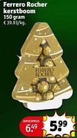Promoties Ferrero rocher kerstboom - Ferrero - Geldig van 28/11/2023 tot 10/12/2023 bij Kruidvat