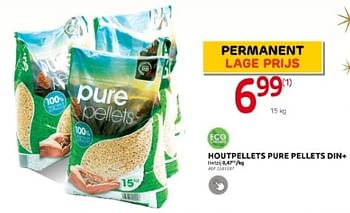 Promoties Houtpellets pure pellets din+ - Pure Pellets - Geldig van 29/11/2023 tot 28/12/2023 bij Brico
