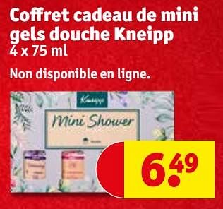 Promotions Coffret cadeau de mini gels douche kneipp - Kneipp - Valide de 28/11/2023 à 10/12/2023 chez Kruidvat