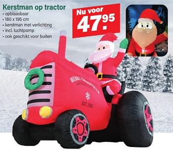 Promoties Kerstman op tractor - Huismerk - Van Cranenbroek - Geldig van 19/11/2023 tot 09/12/2023 bij Van Cranenbroek