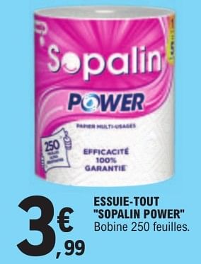 Promo Essuie-Tout Sopalin chez E.Leclerc