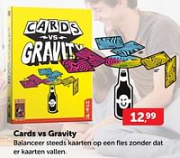 Promoties Cards vs gravity - 999games - Geldig van 21/11/2023 tot 05/12/2023 bij BoekenVoordeel