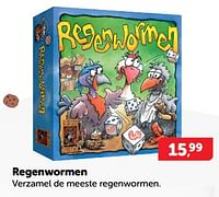 Promoties Regenwormen - 999games - Geldig van 21/11/2023 tot 05/12/2023 bij BoekenVoordeel