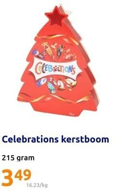 Promotions Celebrations kerstboom - Celebrations - Valide de 29/11/2023 à 05/12/2023 chez Action
