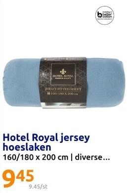 Promoties Hotel royal jersey hoeslaken - Hotel Royal - Geldig van 29/11/2023 tot 05/12/2023 bij Action
