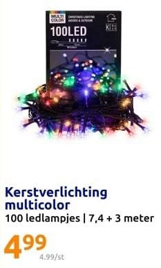 Promoties Kerstverlichting multicolor - Huismerk - Action - Geldig van 29/11/2023 tot 05/12/2023 bij Action